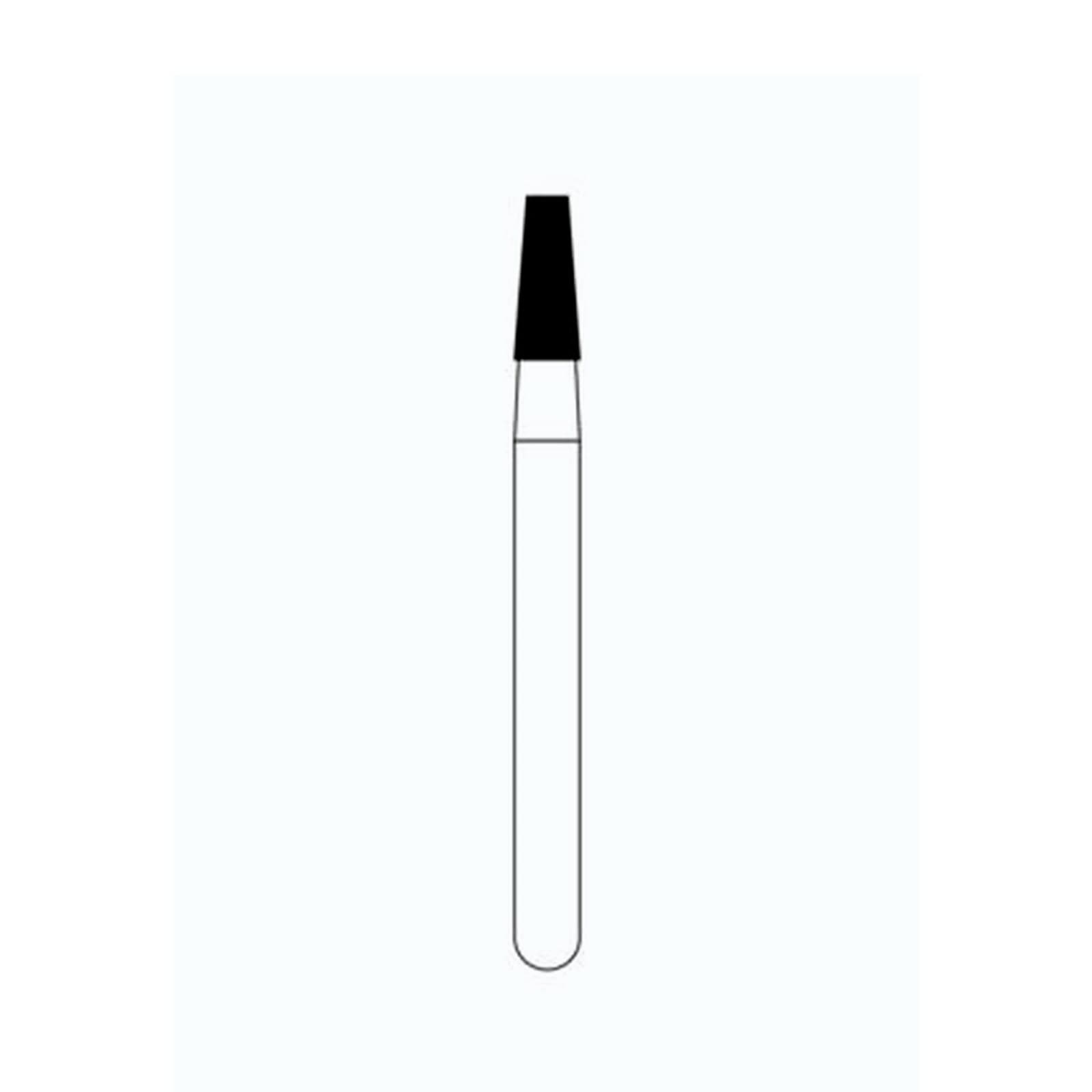 NTI Diamond Bur, FG, Modified Shoulder Taper, #C845KR-018, 1.8 mm, Coarse, Green, 5/Pk thumbnail 2
