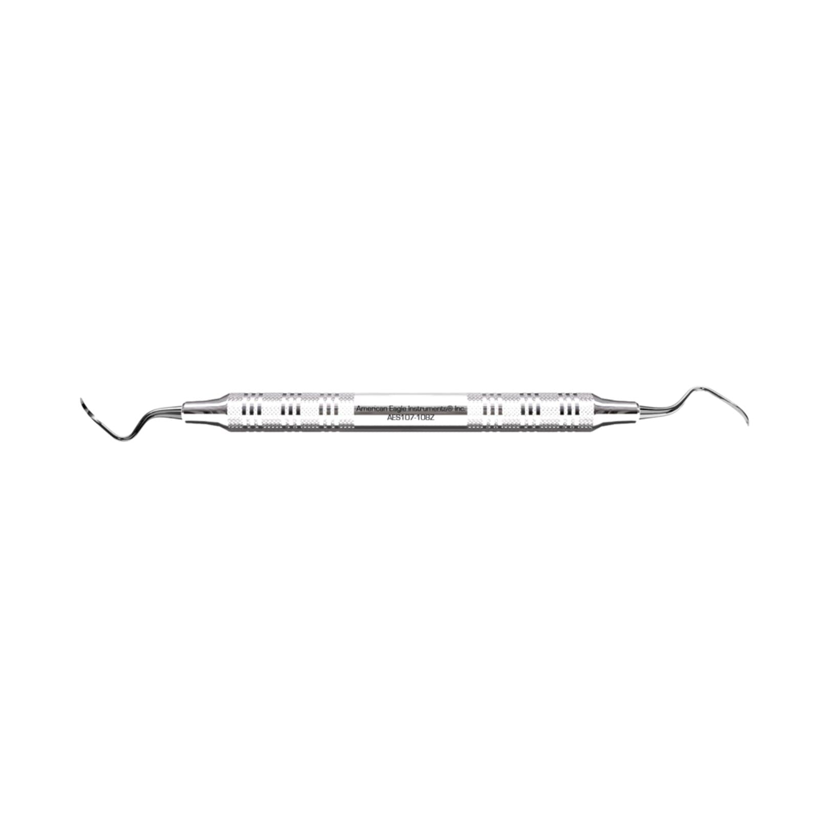 American Eagle 107/108 Sickle Scaler, Double End, Talon Tough, EagleLite Stainless Steel Handle, 3/8", AES107-108Z thumbnail 2