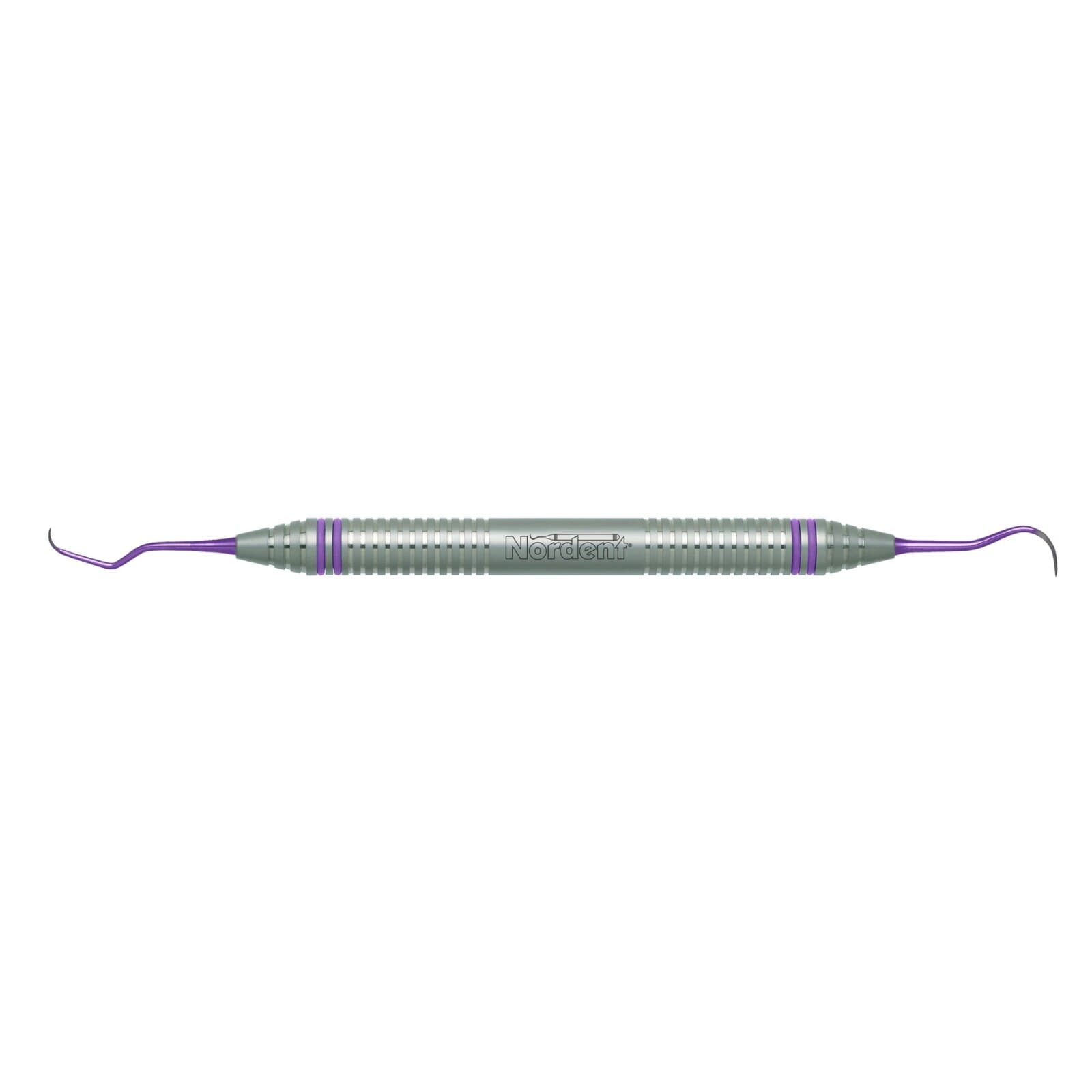 XDURA Scalette Double-Ended Anterior #N137, DuraLite ColorRings Handle, Stainless Steel, 1/Each - XDURA&reg; Scalettes - Anterior #N137 - DuraLite&reg; ColorRings - Image 1