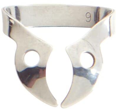 Ivory Rubber Dam Clamp W56, Wingless, Stainless Steel, Large Molar, 50057568 thumbnail 3