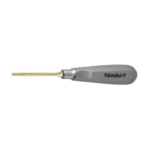 Nordent Luxating Elevator, #3ST, Straight, 3 mm, Titanium Nitride Coated, Stainless Steel Handle, 1/Pk, ELX3ST thumbnail 3