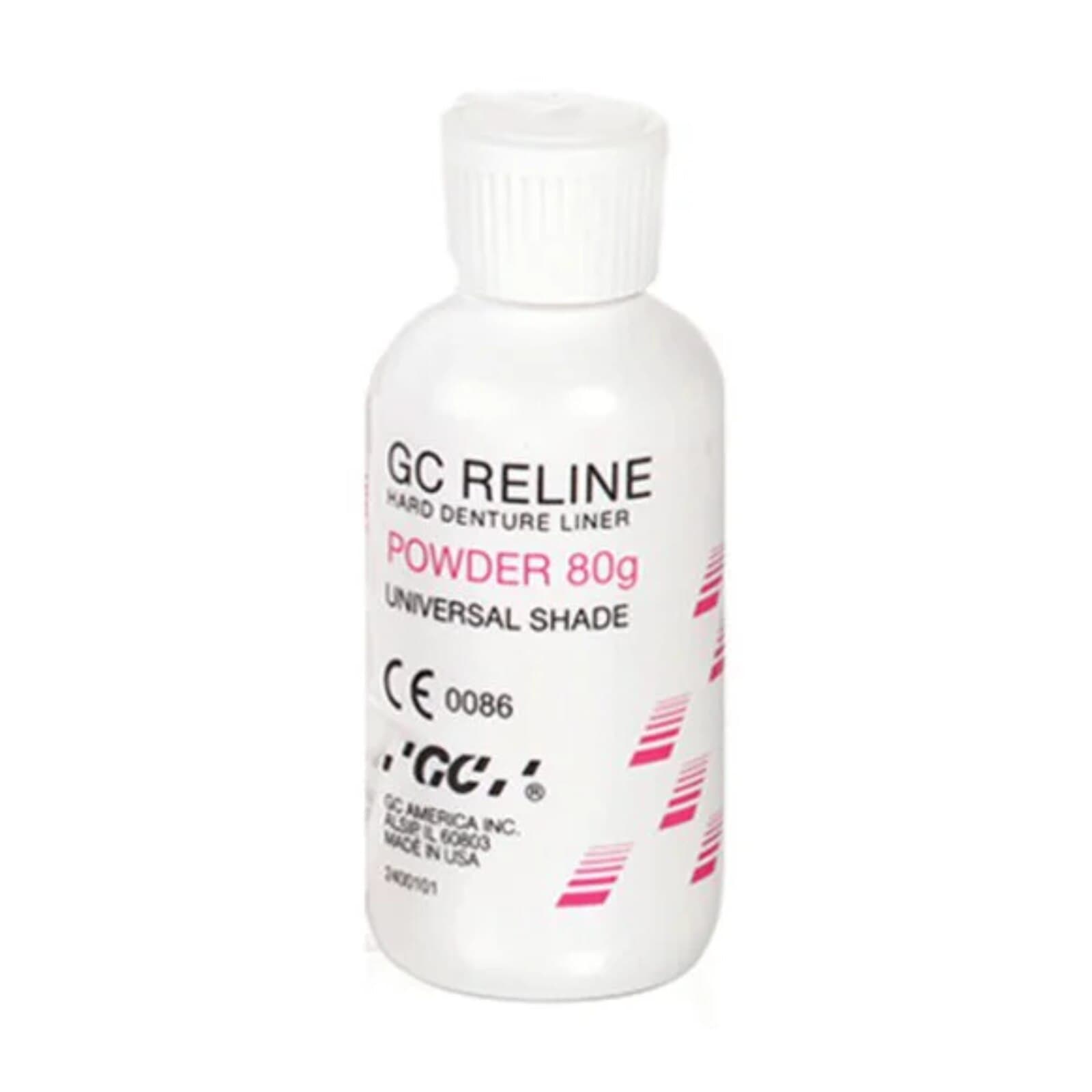 GC Reline Chairside Hard Denture Reline Material, Powder Refill, 80 g Bottle, 346002 thumbnail 5