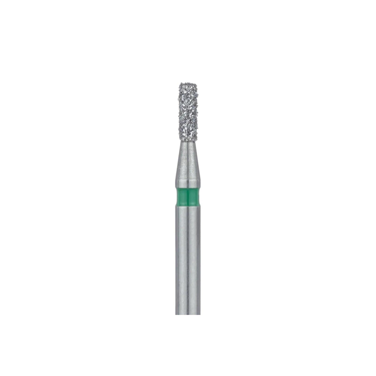 Meisinger Multi-Use Diamond Bur, FG, Cylinder Flat End, #835G-012, 1.2 mm Head, Coarse, Green, 5/Pk, 835G-012-FG thumbnail 3