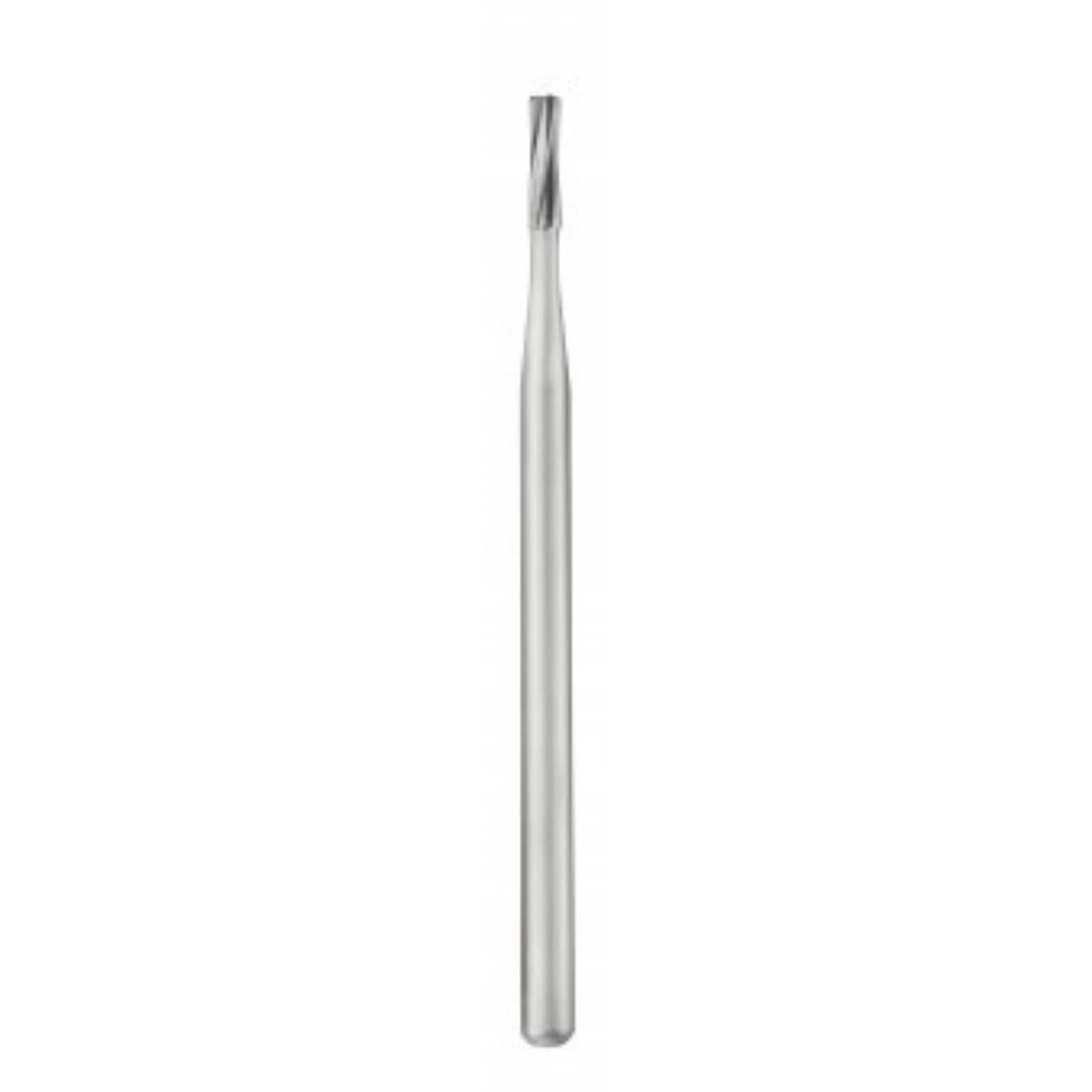 SS White Standard Operative Carbide Bur, HP, Straight Flat End Plain Fissure, #57, 1.0 mm Head Diameter, 3.8 mm Head Length, 10/Pk, 14867 thumbnail 3