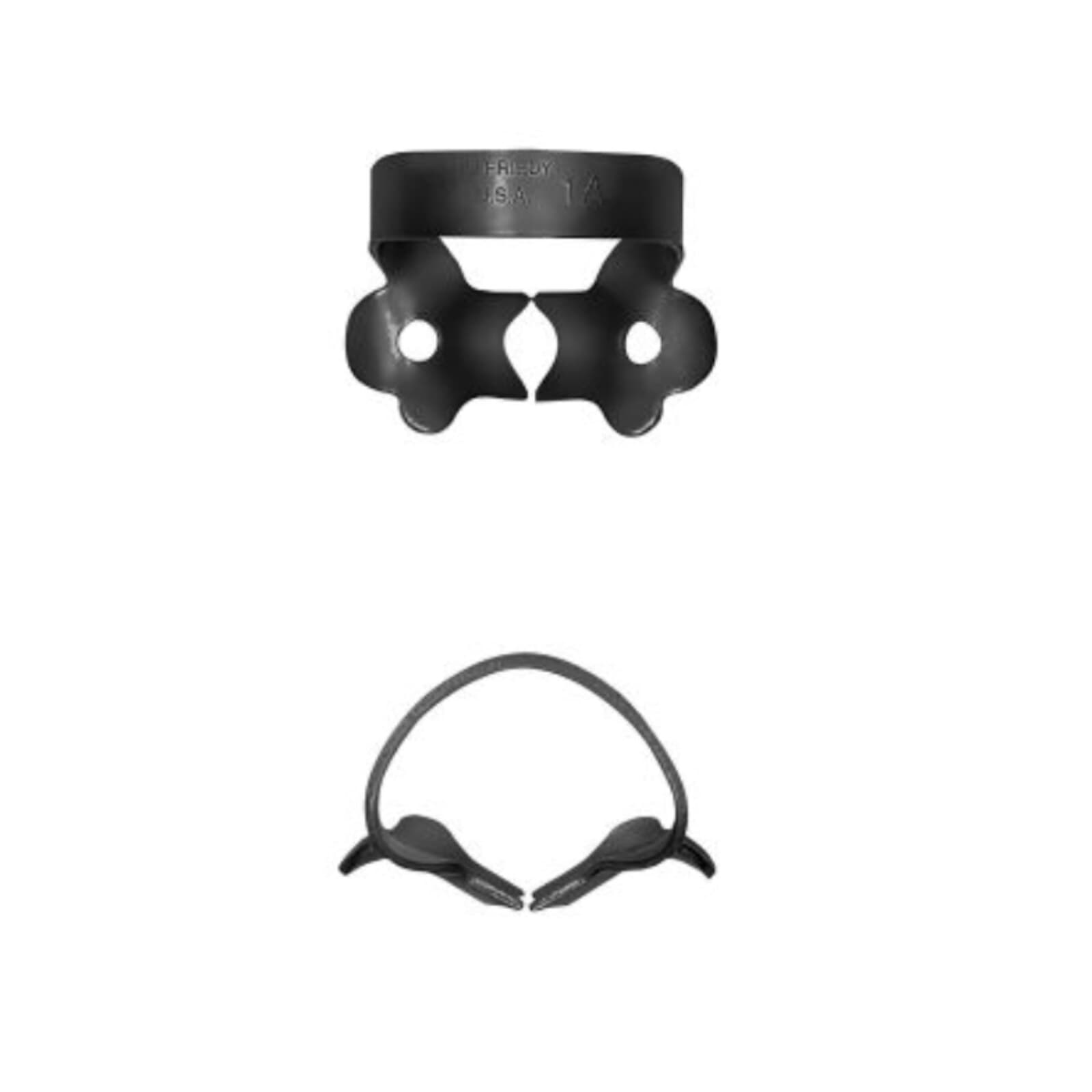Hu-Friedy Black Line Rubber Dam Clamp, #1A, Winged, Canines and Premolars, RDCM1AX thumbnail 3