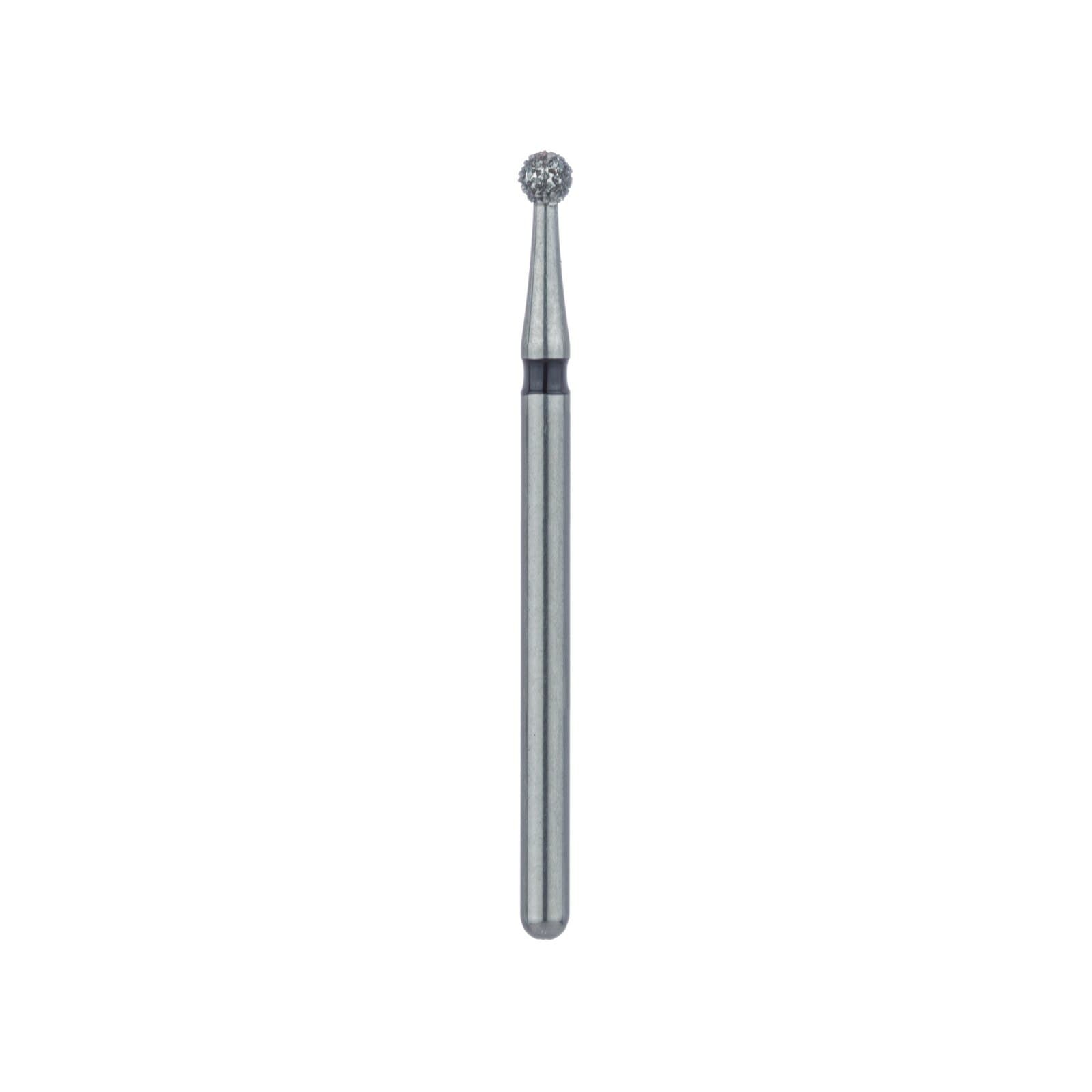 Meisinger Diamond Bur, Surgical Length FGXL, Round 801H, 1.8 mm, Super Coarse (Black), 5/Pk, 801H-018-SU thumbnail 3