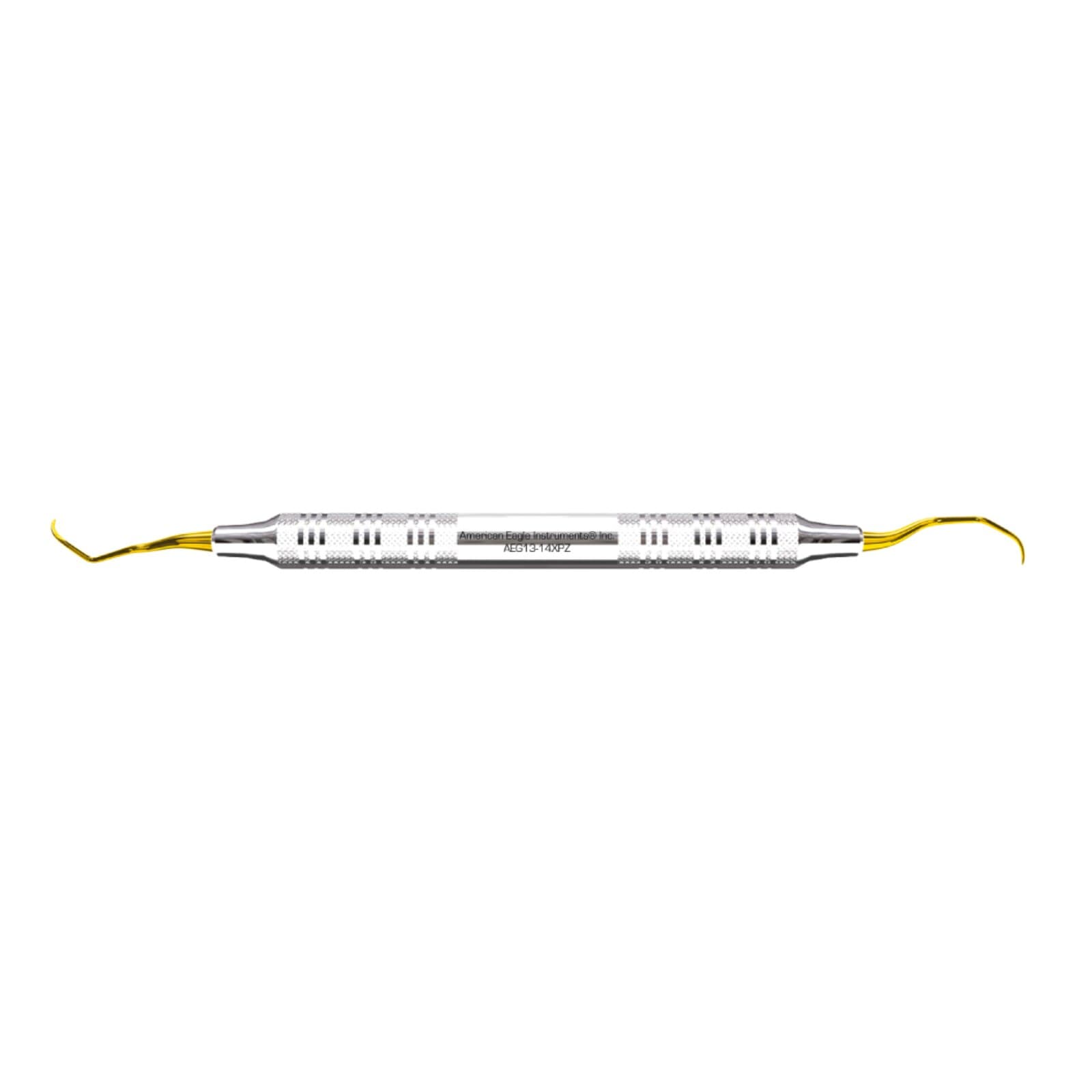American Eagle Standard Gracey Curette, XP, #13-14, Double-Ended, EagleLite Stainless Steel Handle, 3/8", Sharpen-Free, AEG13-14XPZ thumbnail 9
