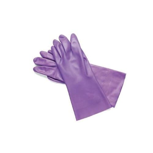 IMS Lilac Nitrile Utility Gloves, Flocklined, Powder-Free, Medium (Size 8), 3 Pairs/Box, 40-062 thumbnail 6