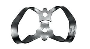 Hu-Friedy Satin Steel Rubber Dam Clamp, #6, Anterior, Winged, RDCM6 thumbnail 3