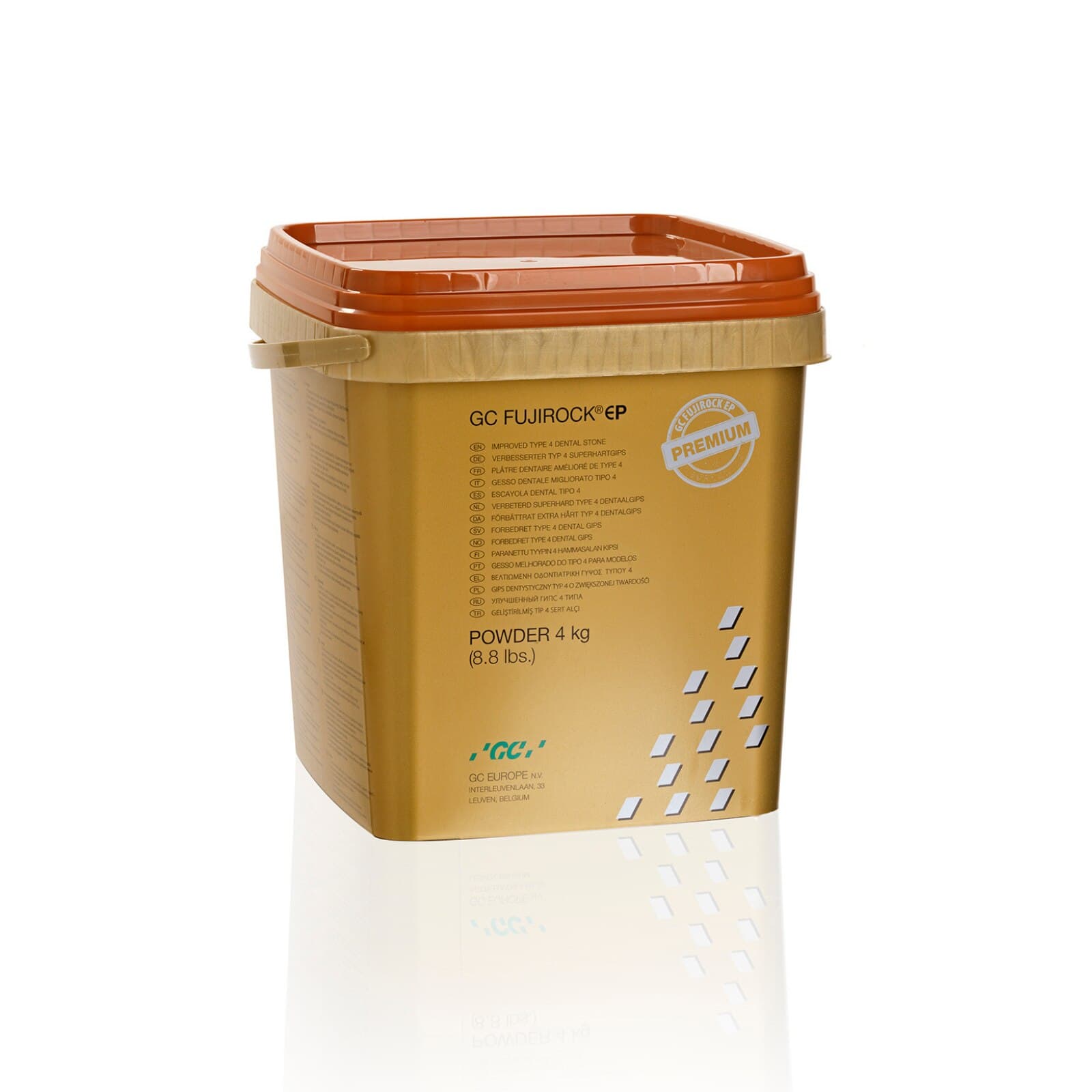 GC America FujiROCK EP Premium Type IV Dental Die Stone, Inca Brown, 4 kg, 890367 thumbnail 3