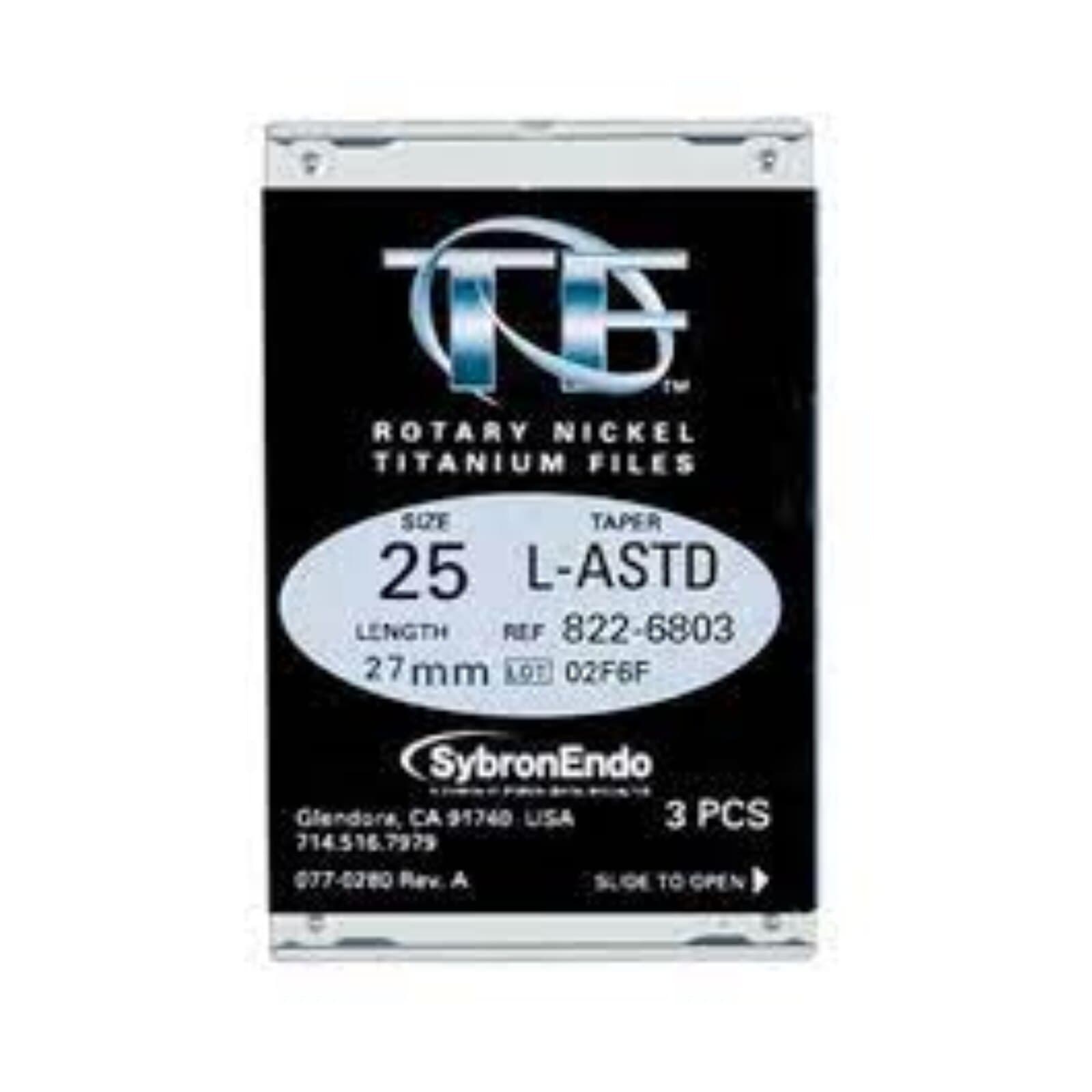 Kerr TF Twisted Files, Large Assorted Pack, Size 25, 27 mm, 3/Pkg, 822-6807 thumbnail 7