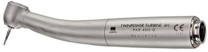 TwinPower Turbine High Speed Air Handpiece, Standard Head, Contra Angle, Autochuck Push Button, LED Fiber Optic, Triple Spray, 4H PAR-4HEX-O, Fits Morita Coupling, 16-5340888, 1/Pk thumbnail 3