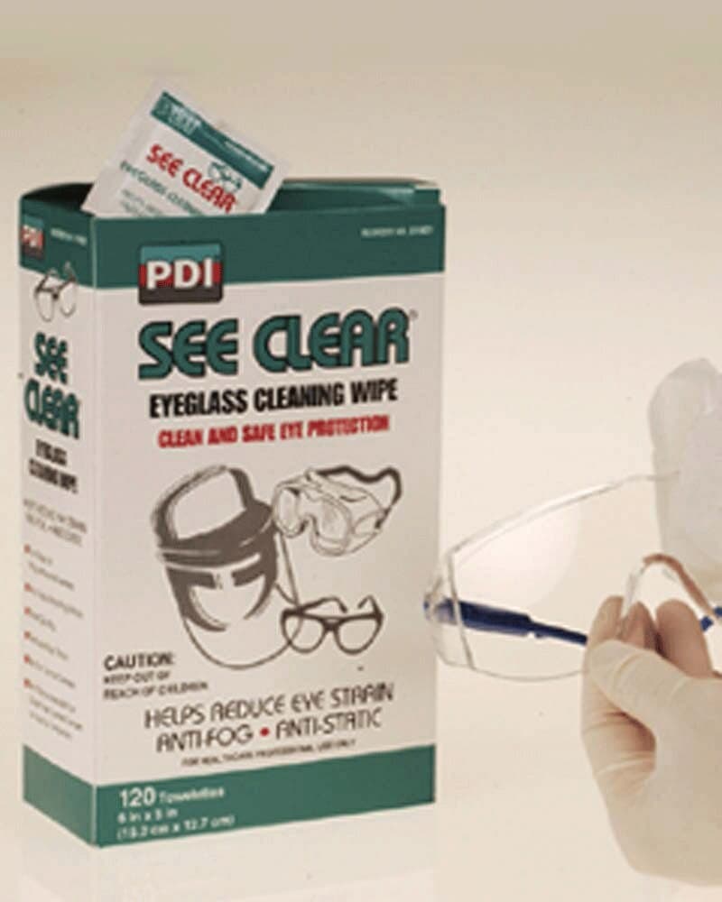 See Clear Lens Cleaning Wipes, Pre-Moistened, Anti-Fog & Anti-Static, 5" x 6", 120/Box, D25431 thumbnail 15