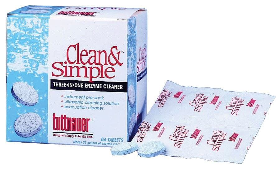 Clean & Simple Ultrasonic/Enzymatic Cleaning Tablets, 64/Pk, CS0064 thumbnail 10