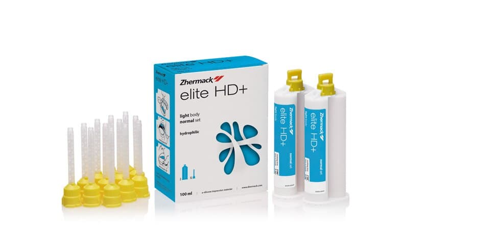 Elite HD+ Light Body Fast Set VPS Impression Material, 2 x 50 ml Cartridges with 12 Mixing Tips, C203040 thumbnail 7