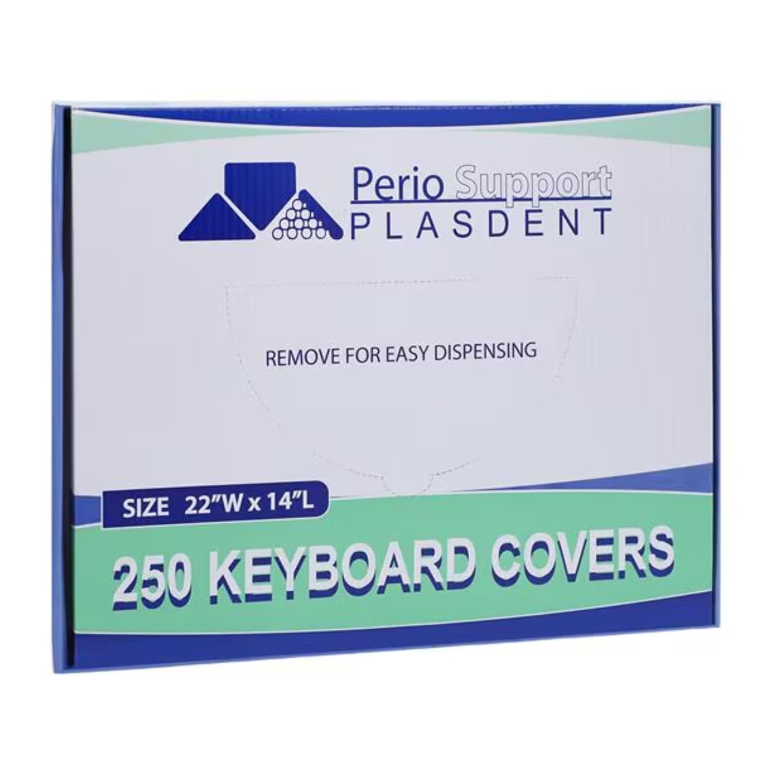 Plasdent Standard Keyboard Cover Sleeves with Cuff, 22" x 14", Clear Plastic, 250/Box, PS400 thumbnail 7