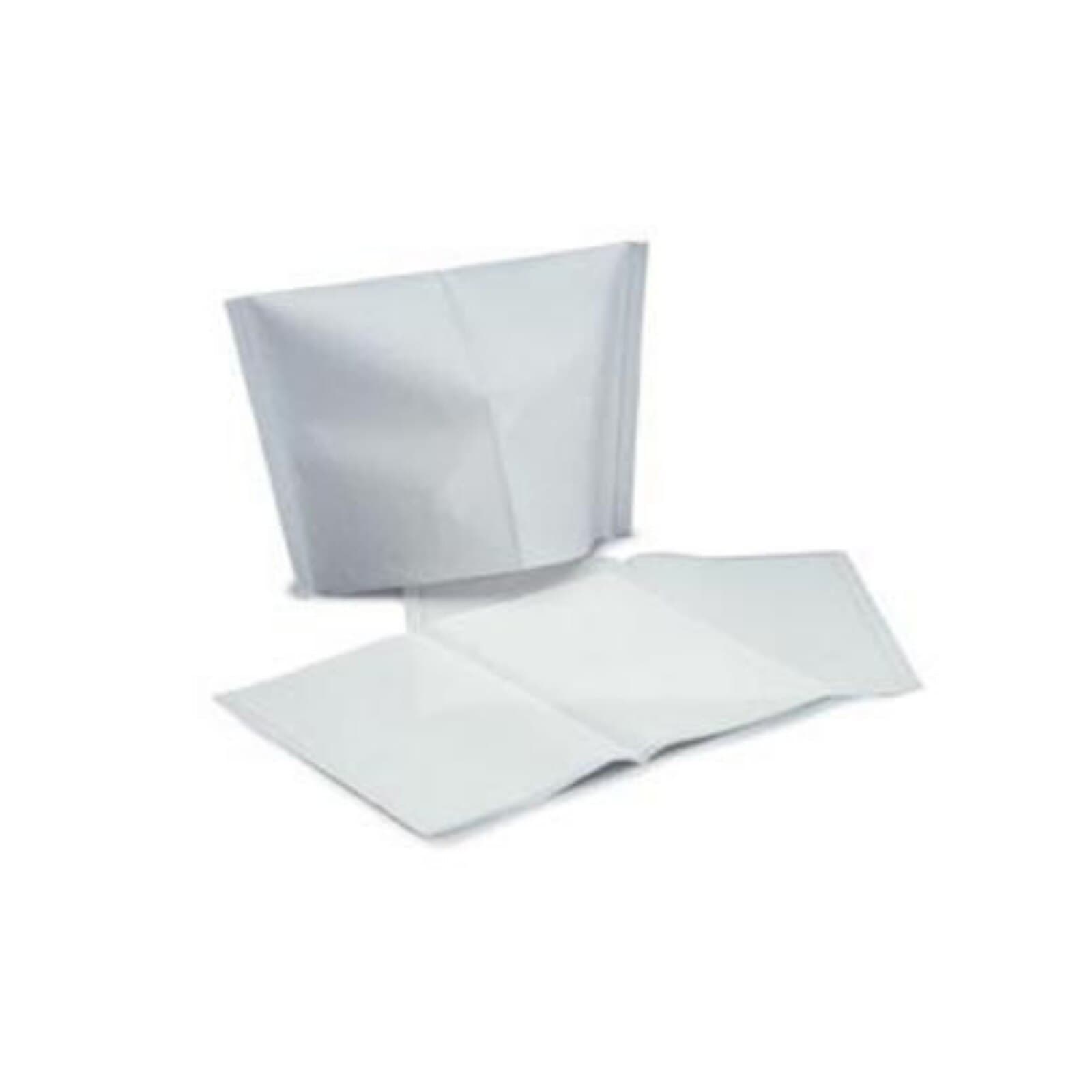 TIDI Fabricel Poly-Lined Headrest Covers, 13" x 13", White, Disposable, 500/Case, 919513 thumbnail 5