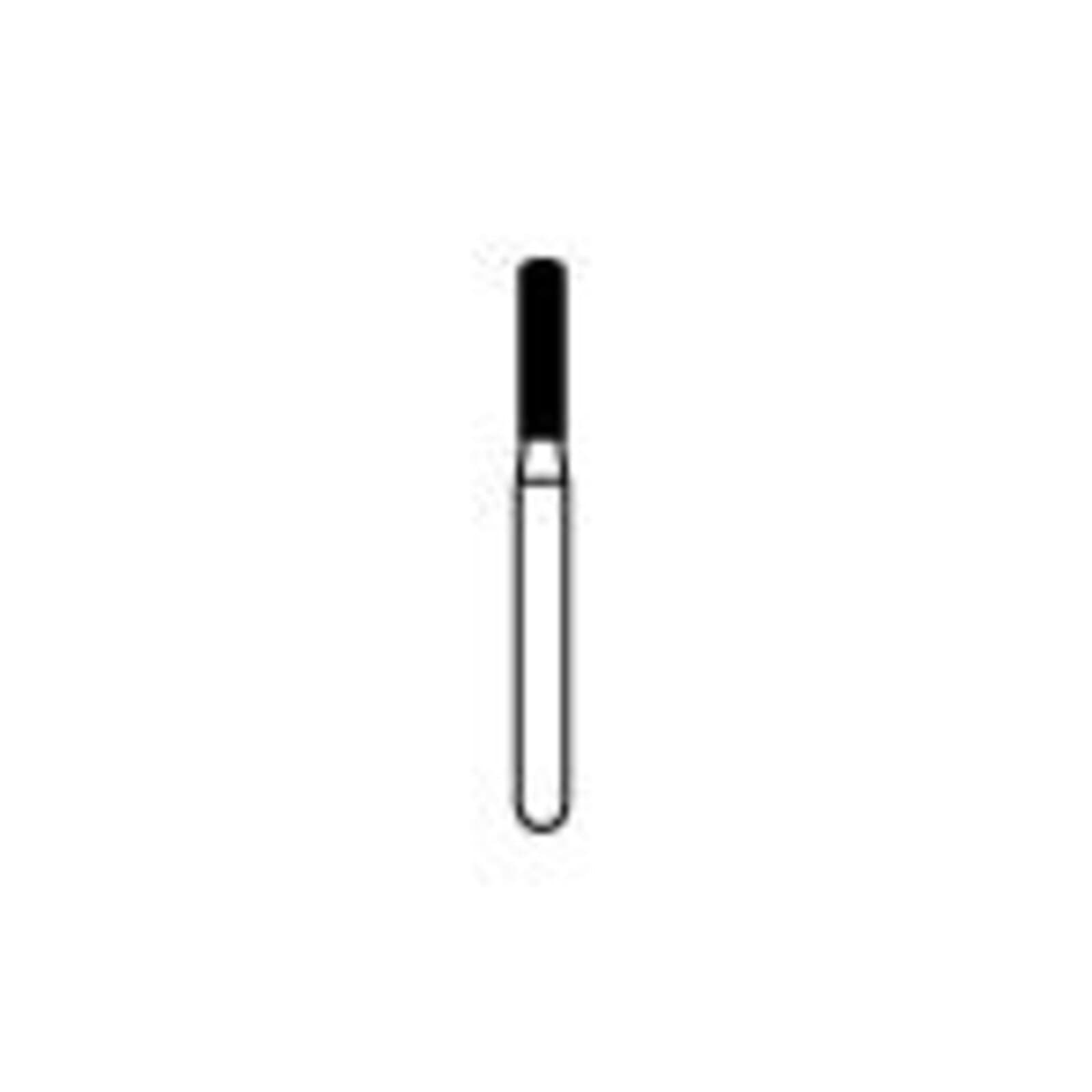 NTI FG Diamond Bur, Coarse, Modified Shoulder Cylinder, #836KR-014, 1.4 mm x 6.0 mm, Green, 5/Pk thumbnail 2