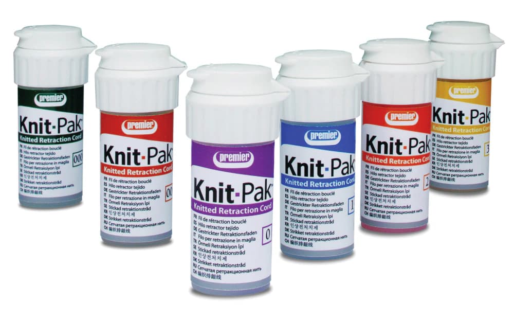 Knit-Pak Knitted Plain Gingival Retraction Cord, Non-Impregnated, Size 000, Green, 100", 1/Pk, 9007551 thumbnail 7
