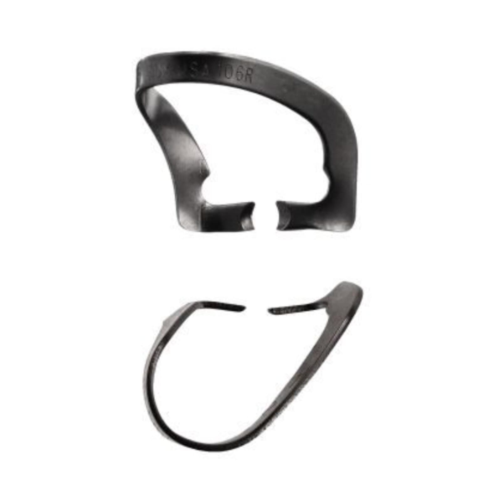 Hu-Friedy #106R Rubber Dam Clamp, Black Line, Wingless, Anterior, RDCM106RX thumbnail 2