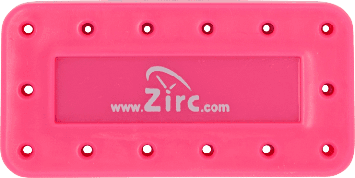Zirc 14-Hole Magnetic Bur Block, Neon Pink, Fits FG/RA/HP Burs, Autoclavable, 50Z403-S, 1/Pk thumbnail 3