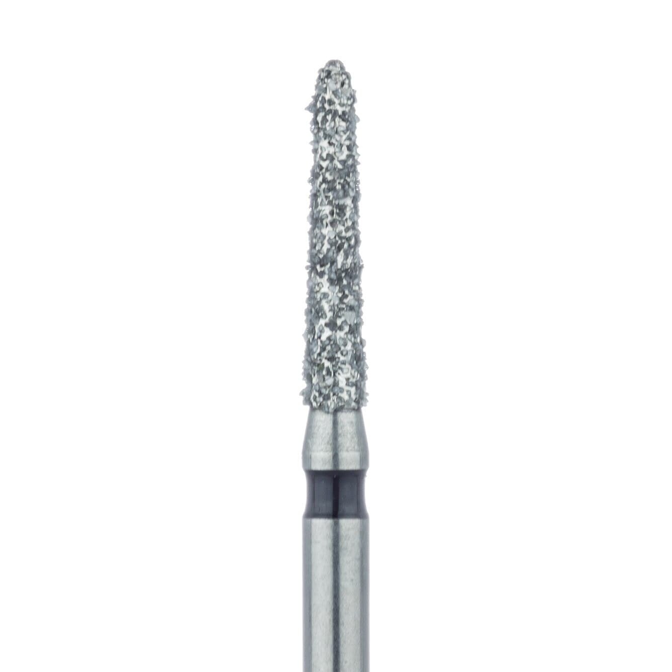 Meisinger 878H-016-FG Diamond Bur, Super Coarse, Black, Torpedo/Tapered Chamfer, FG, 1.6 mm, 5/Pk thumbnail 3