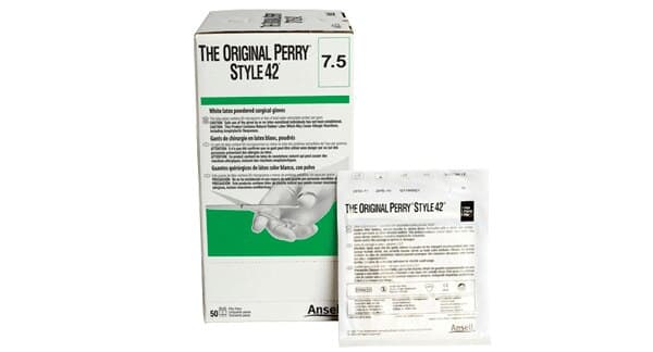 Encore Perry Style 42 Powder-Free Sterile Latex Surgical Gloves, Size 6.0, White, 50 Pairs/Box, 5711101PF thumbnail 7