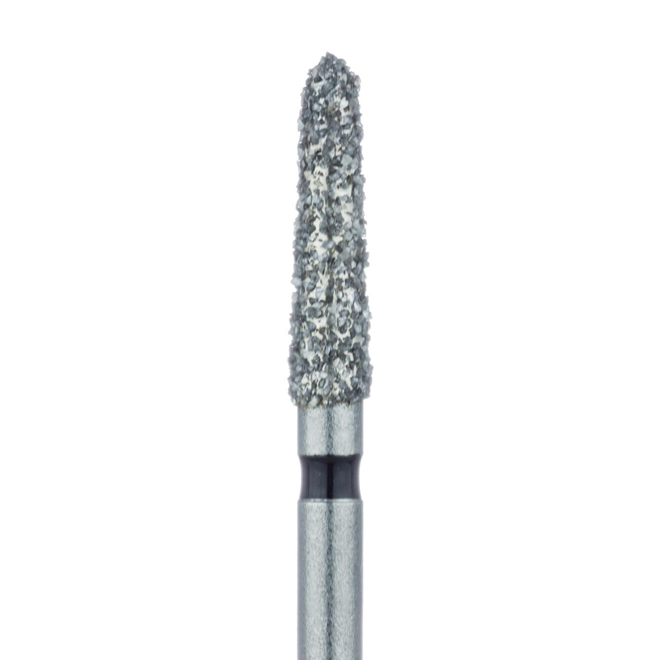 Meisinger 878H-021-FG Multi-Use Diamond Bur, Super Coarse, Tapered Torpedo/Modified Chamfer, 2.1 mm, Friction Grip, 5/Pk thumbnail 3