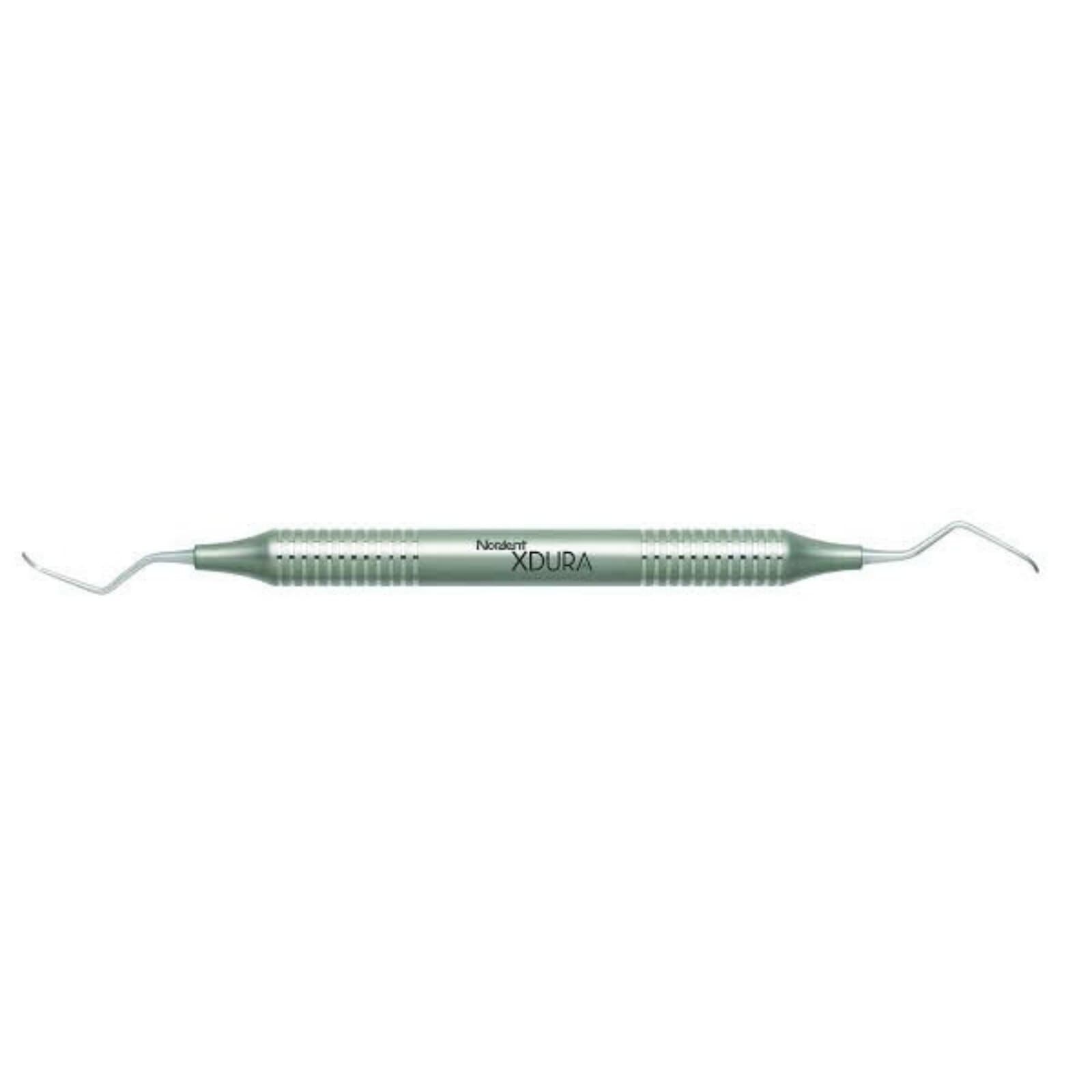 Nordent XDURA Universal Curette, Barnhart #1-2, Double-Ended, DuraLite Round Handle, Stainless Steel thumbnail 3