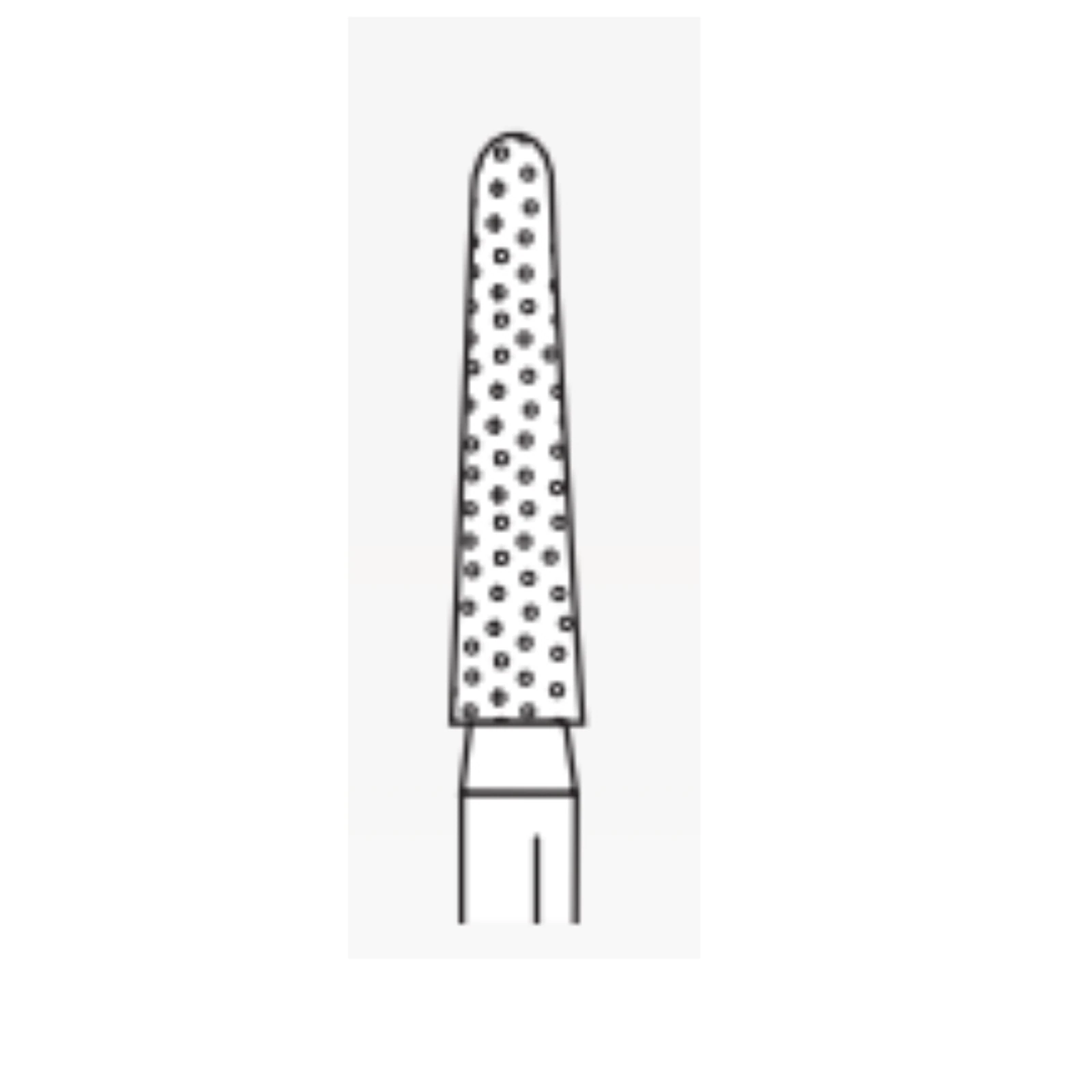 Two Striper TSZtech Diamond Bur Friction Grip 770.8ZX Round-End Taper, ZX Grit, 3/Pk, 2013682 thumbnail 3