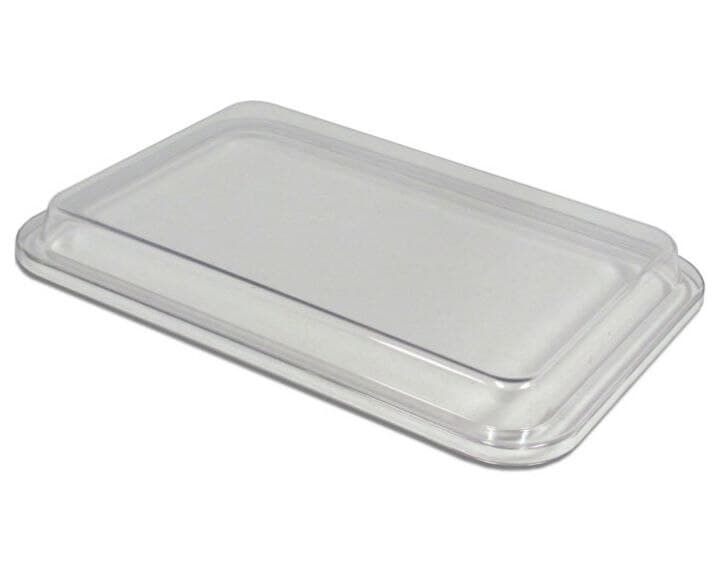 Zirc B-Lok Non-Locking Tray Cover, Size B, Clear, 14" x 10-1/8" x 5/16", 20Z441 thumbnail 3