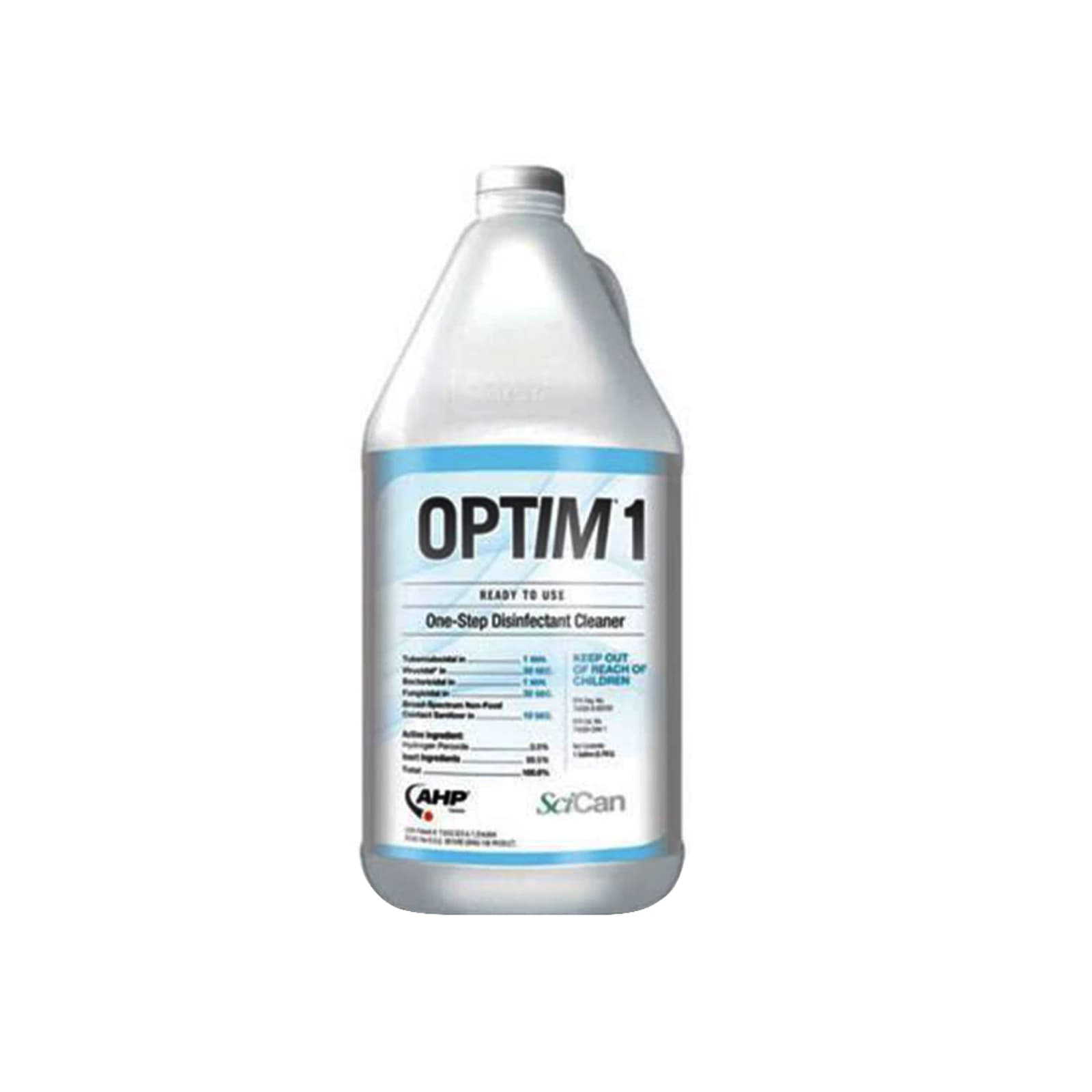Optim 1 One-Step Surface Disinfectant Cleaner, 0.5% Hydrogen Peroxide, 1 Gallon Bottle, OPT1-4X1 thumbnail 5