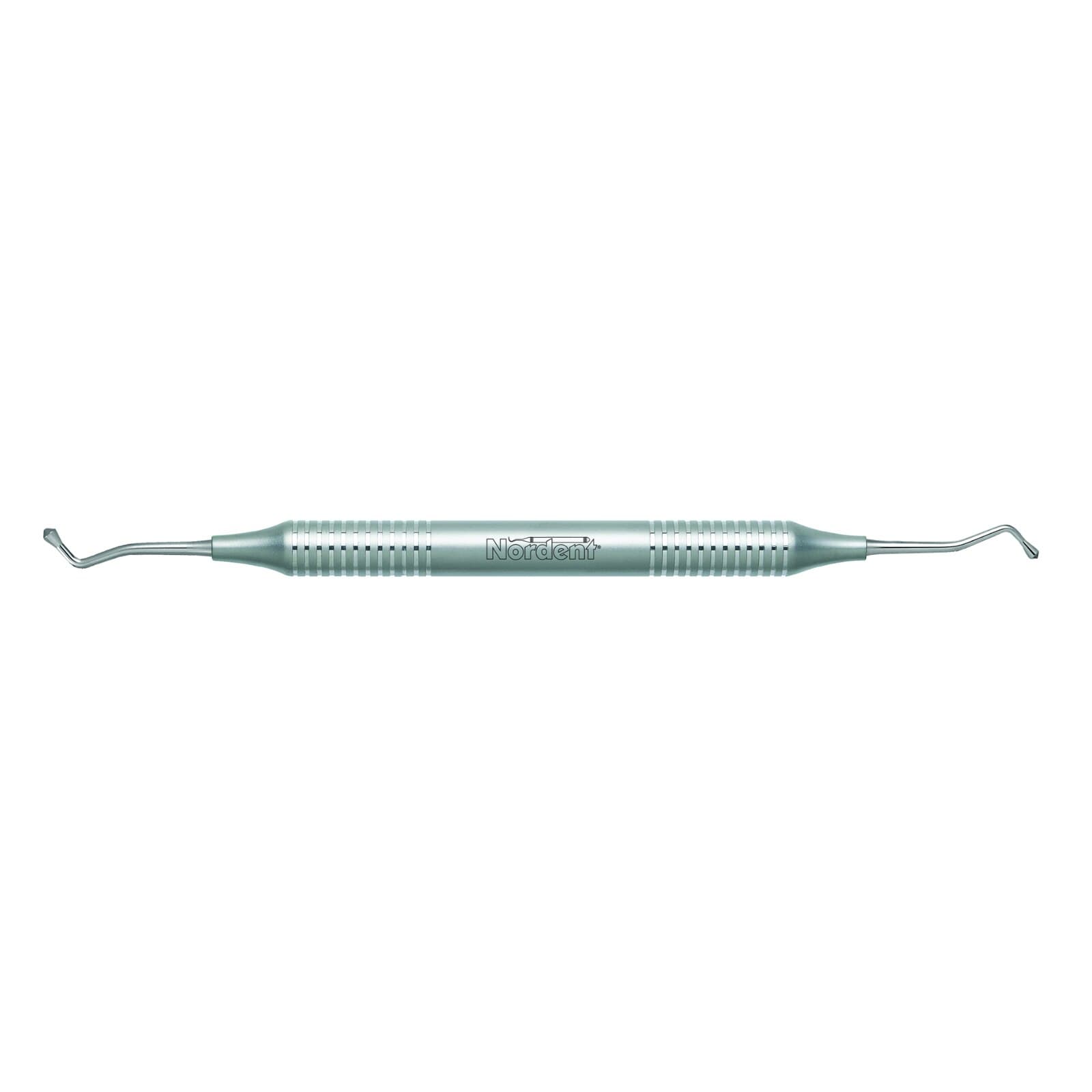 Nordent #21B Acorn Double-End Burnisher, Medium, 2.2mm & 2.8mm Tips, High-Carbon Stainless Steel, DuraLite Round Handle thumbnail 2