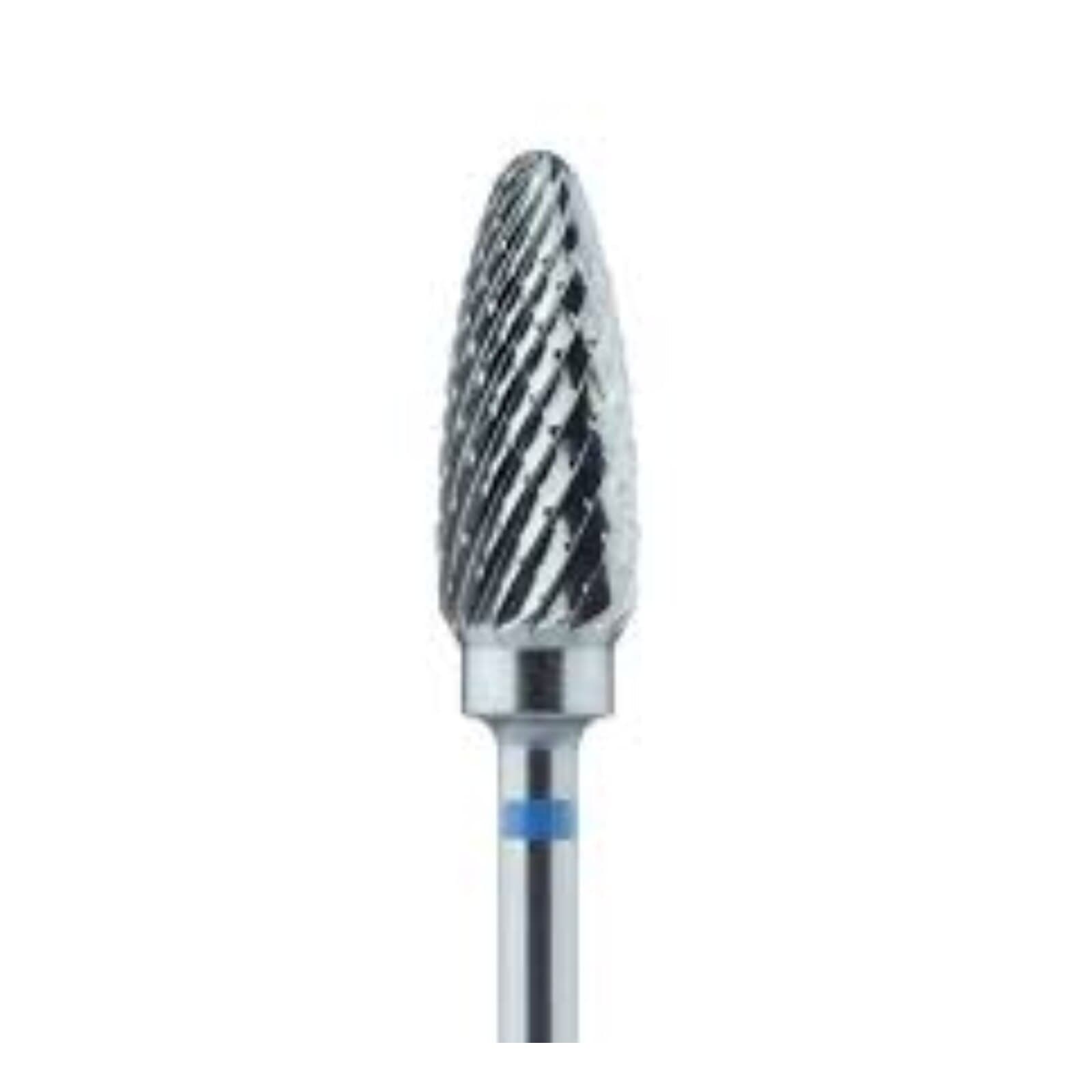 Meisinger HM 251GX-060 Laboratory Carbide Bur, Tapered Fissure, Round End, X-Cut, Medium, 6.0 mm Diameter, HP, 1/Pkg thumbnail 2