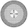 NTI Superflex Diamond Disc, HP Shank, Double-Sided, Perforated, Medium Grit, #934, 22 mm, Gray, 1/Pk, D934-220 thumbnail 3