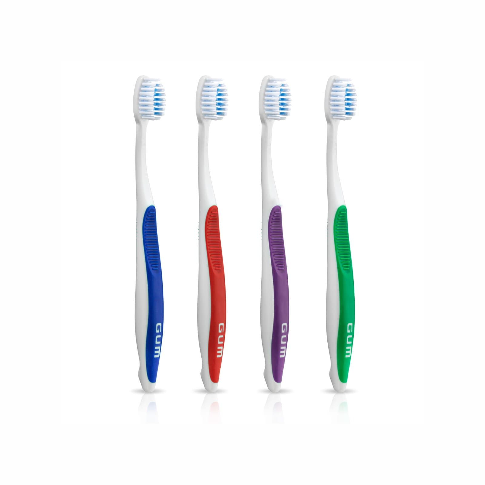 GUM Orthodontic Toothbrush, Soft Nylon, 4-Row V-Trim, 12/Box, 124PD thumbnail 12
