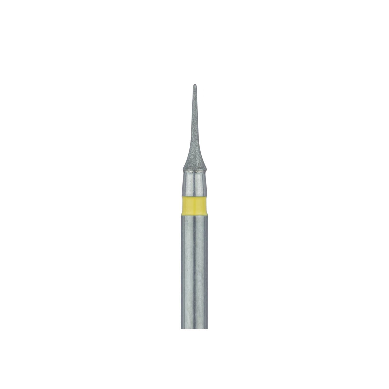 Meisinger Multi-Use Diamond Bur, FG, Interproximal Mosquito #820C, 1.4 mm, Extra Fine, Yellow, 5/Pk, 820C-014-FG thumbnail 4