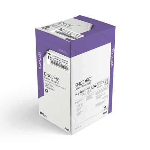 Encore PF Sterile Latex Surgical Gloves, Powder-Free, Textured, Size 7.5, Cream, 50 Pairs/Box, 5785004 thumbnail 10