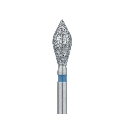 Meisinger 899G-031-FG Coarse Diamond Bur, Modified Football/Barrel Shape, 3.1 mm, Friction Grip, 5/Pk thumbnail 3