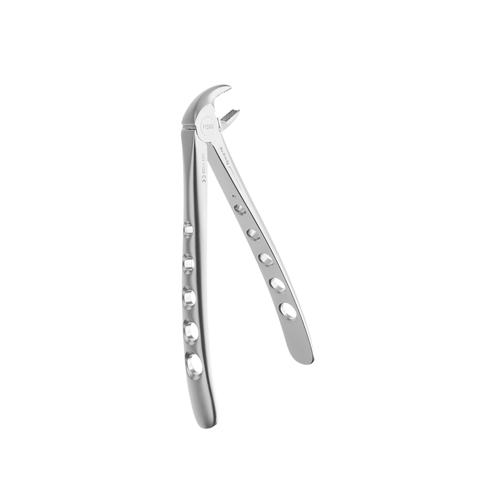 Hu-Friedy Atraumair #13 Diamond-Dusted Extraction Forceps, Lower Premolars, Serrated, F13XSD thumbnail 2