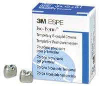 3M Iso-Form Temporary Tin-Silver Crown, Second Bicuspid, Lower Right, Size L50, 5/Box, L50 thumbnail 2