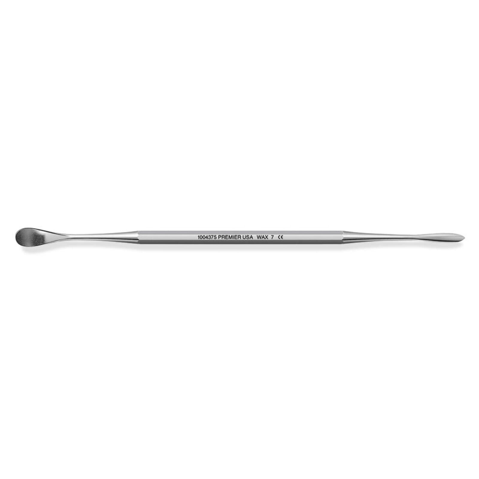 Premier #7 Double-End Wax Spatula, Stainless Steel, Octagonal Handle, 1/Pk, 1004375 thumbnail 3