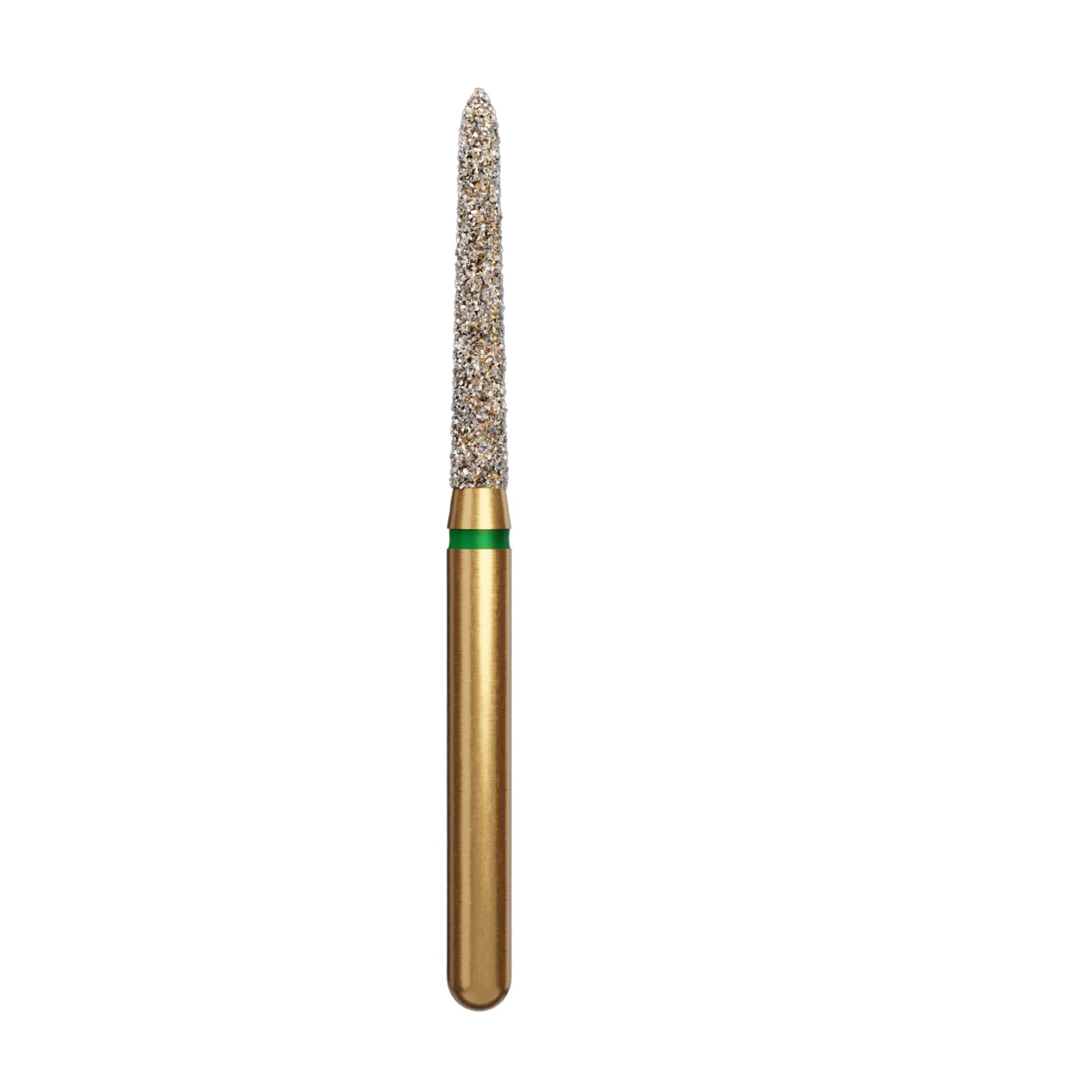 Alpen Multilayer Diamond Bur, FG #879K.016, SuperCoarse Grit, Curettage/Pointed Taper, 5/Pk - Alpen Multilayer Diamonds FG 879K-016 SC 5/Pk - Image 1