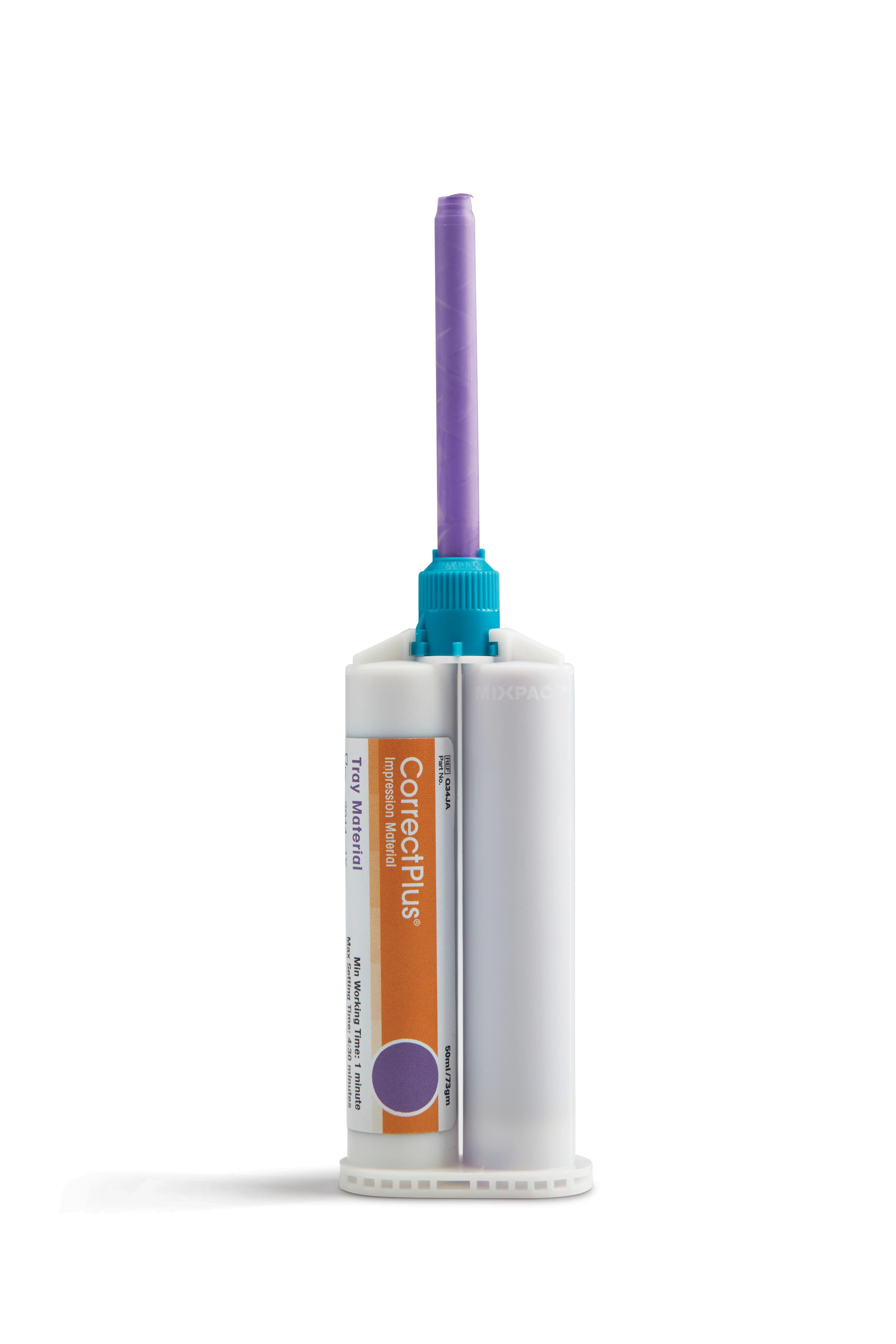 Correct Plus Hydrophilic VPS Tray Impression Material, Regular Set, Berry, 50 ml Cartridges, 4/Pk, Q34JAA thumbnail 3