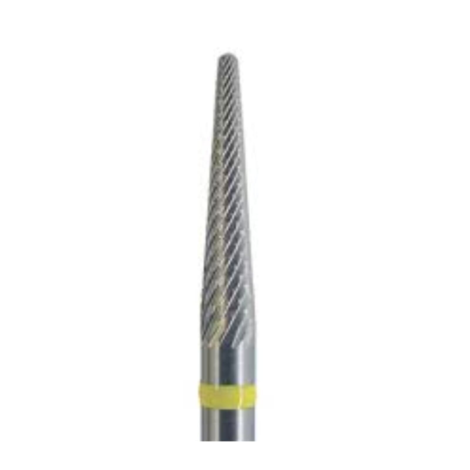 Meisinger HM23ET-023-HP Laboratory Carbide Bur, Extra Fine Taper Round End, 2.3mm Head, HP Shank, 11mm Working Length, 1 Each thumbnail 2