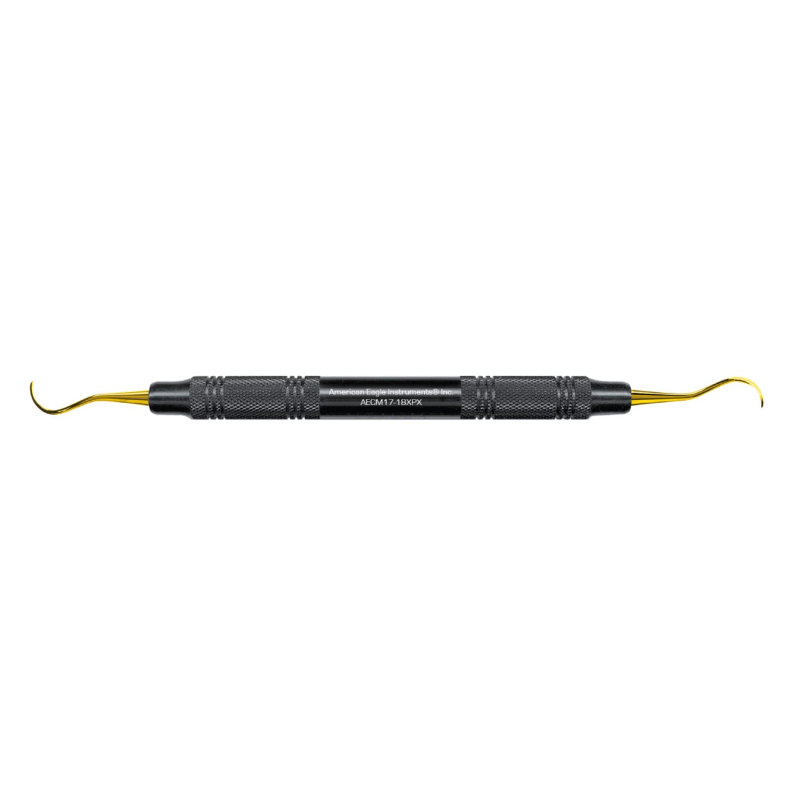 American Eagle XP McCall Curette #17-18, Double End, EagleLite Black Resin Handle, 3/8" (9.5mm), AECM17-18XPX thumbnail 2