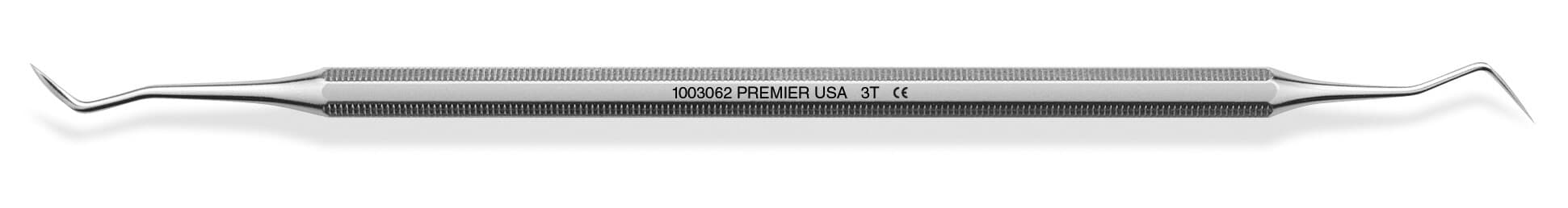 Premier Tanner Cleoid-Discoid Carver, Double-End, Octagonal Handle, #3T, 1/Pk, 1003062 thumbnail 3