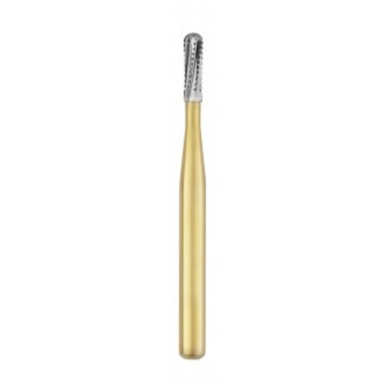 Great White Gold Series Carbide Bur, FG, Straight Fissure Round End Cross Cut, #GW2 (1558), 1.2 mm Head, 10/Pk, 15062 thumbnail 7