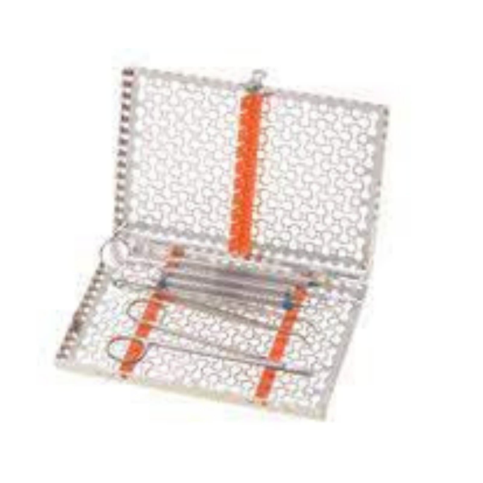 Hu-Friedy IMS Infinity Series Oral Surgery Cassette, Orange, 8" x 14.5" x 1.25", IMNOS3 thumbnail 3