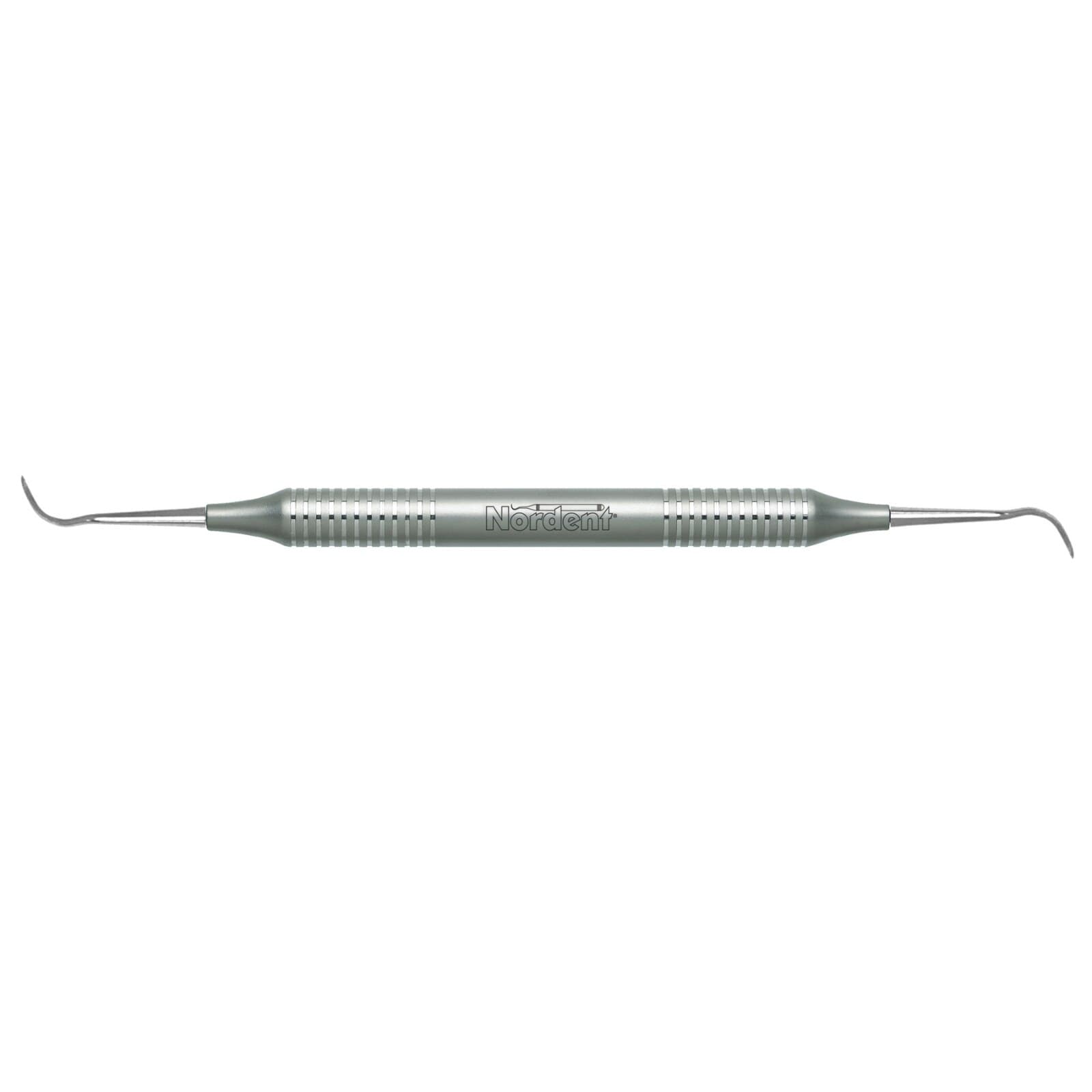 Nordent Universal Offset Sickle Scaler, Double-Ended, #NMJ (R138), DuraLite Round Handle, Stainless Steel thumbnail 3